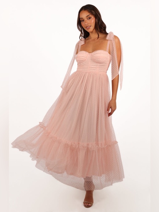 Amazon Dresses & Skirts - NWT Zeflows Floral midi Dress Sheer Tie-Shoulder